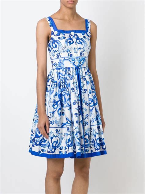 dolce gabbana dress blue white|dolce and gabbana inspired dress.